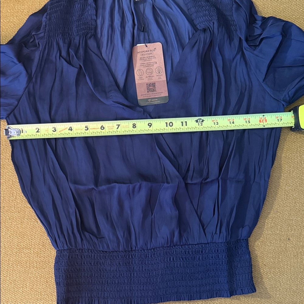 Current Air Navy Blouse - Picture 2 of 2